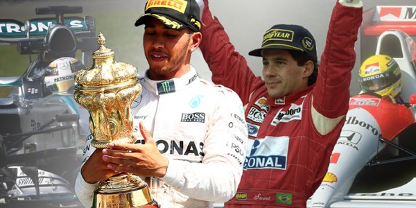 Lewis Hamilton dan idola masa mudanya Ayrton Senna