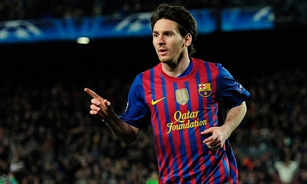 Lionel Messi cetak 5 gol ke gawang Leverkusen